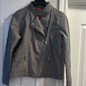 Chic Faux Leather motorcycle Jacket for Women